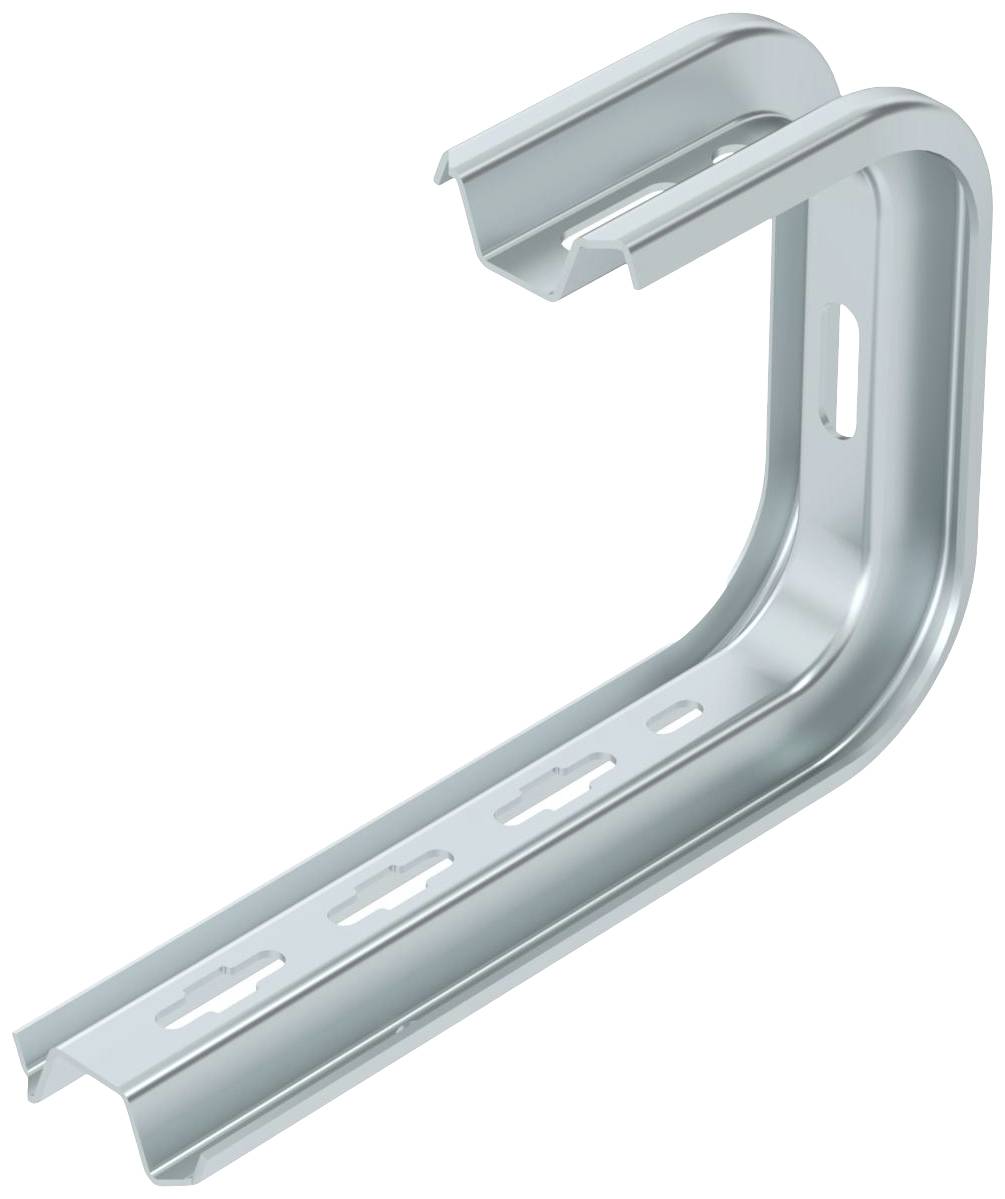 Metallwinkelhalterung aus Edelstahl, U-Form, mit mehreren Befestigungslöchern, geeignet für die Montage an Wänden oder auf Flächen.