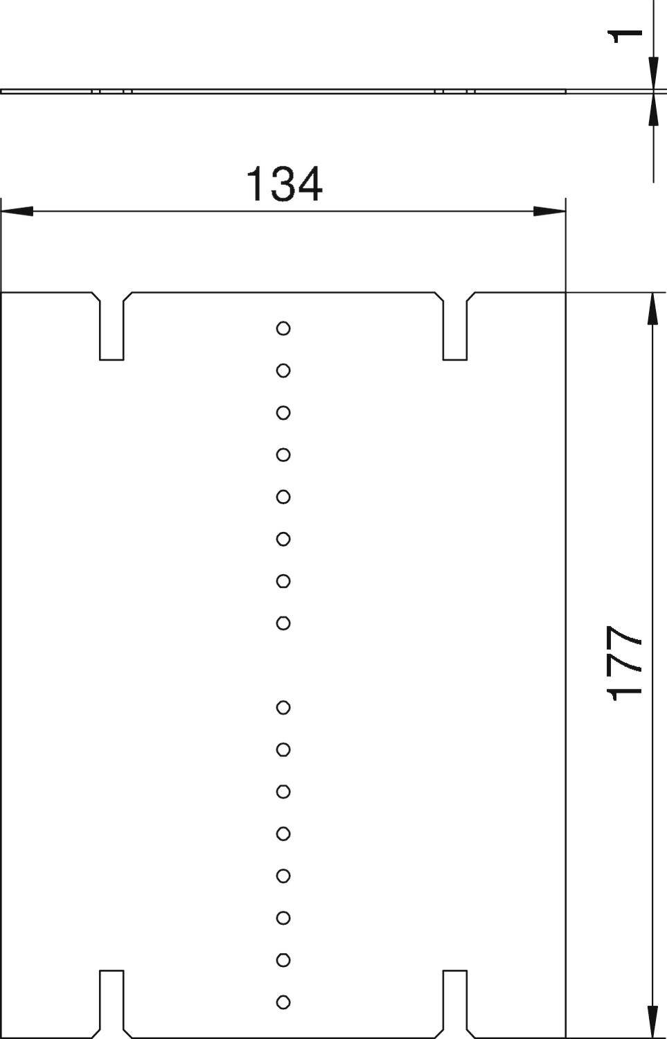 OBO Bettermann 6109860 Trennwand 1St.