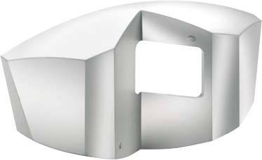 ESYLUX AL S Ecksockel ws EL10026072 Ecksockel Weiß