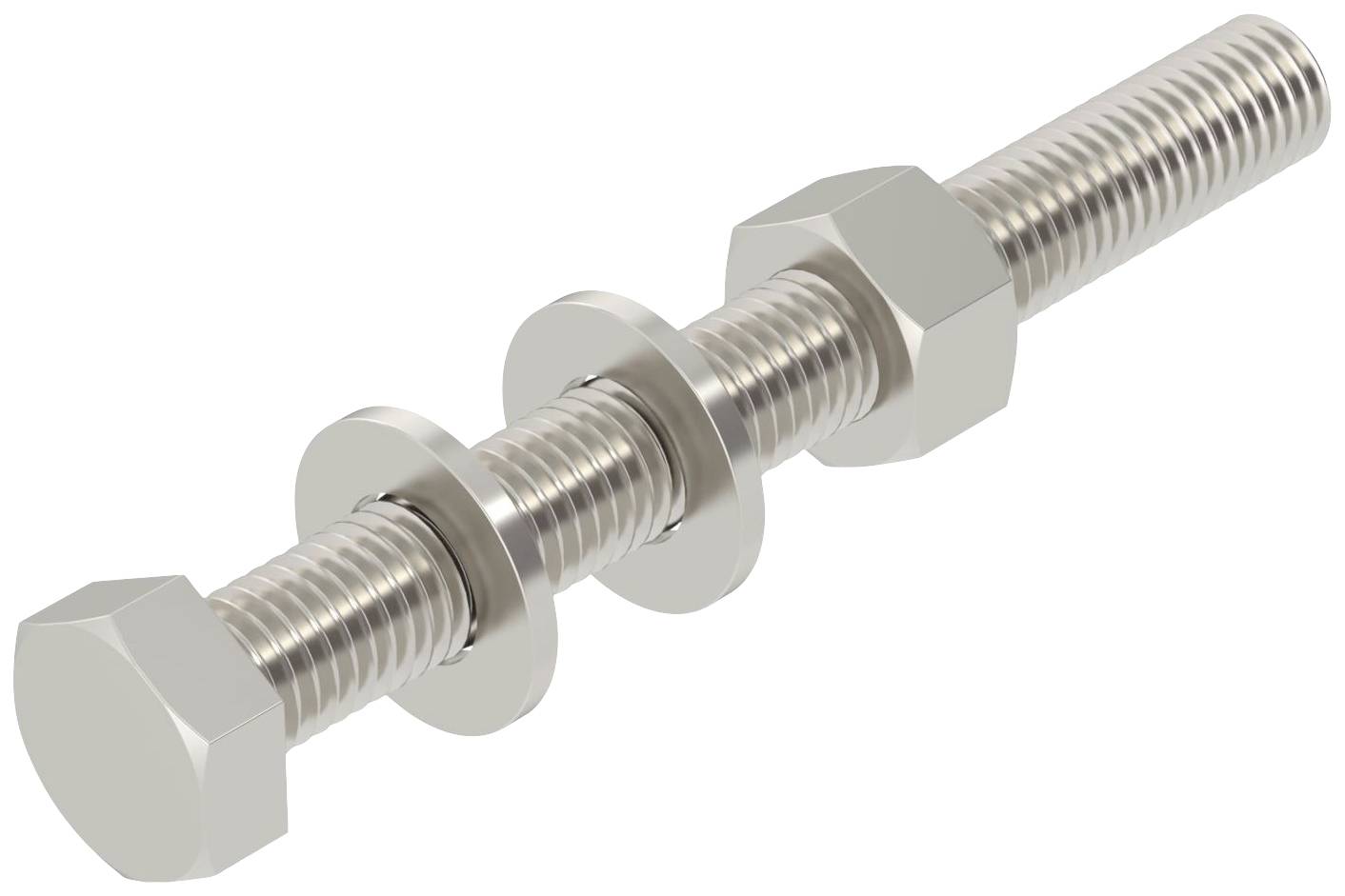 OBO Bettermann SKS 12x110 A2 6418376 Sechskantschraube 12mm 110mm Stahl nicht rostend 20St.