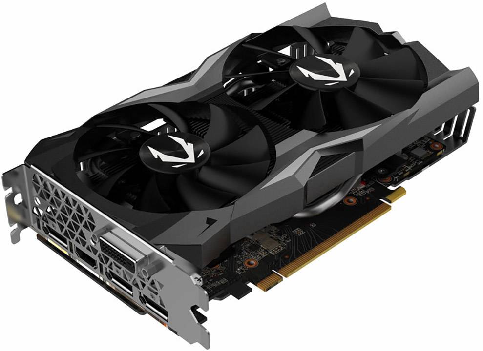 Zotac Grafikkarte Nvidia GeForce RTX2070 Gaming Overclocked 8GB GDDR6-RAM PCIe x16 HDMI™, DisplayPort, DVI