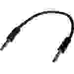 Câble de raccordement jack 3,5 mm Speaka Professional SuperSoft noir 0,1 m SpeaKa Professional SP-7870496 [1x Jack mâle 3.5 mm