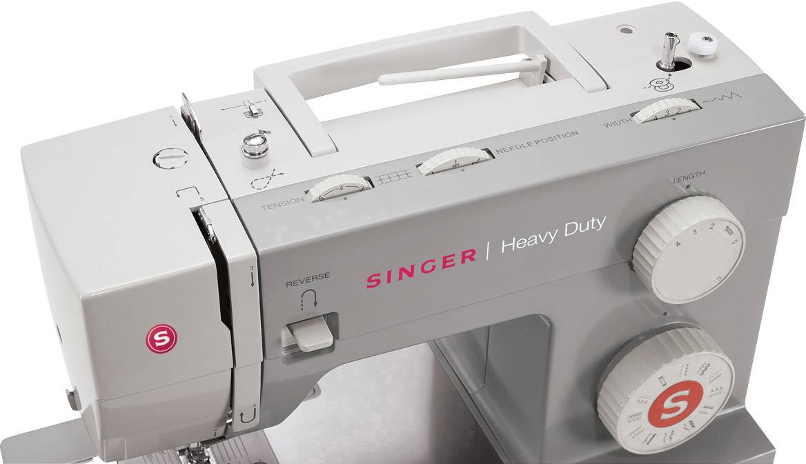 Singer Freiarmnähmaschine Heavy Duty 4411 LED-Licht Grau