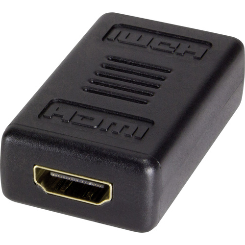 LogiLink AH0006 HDMI Adapter [1x HDMI-Buchse - 1x HDMI-Buchse] Schwarz