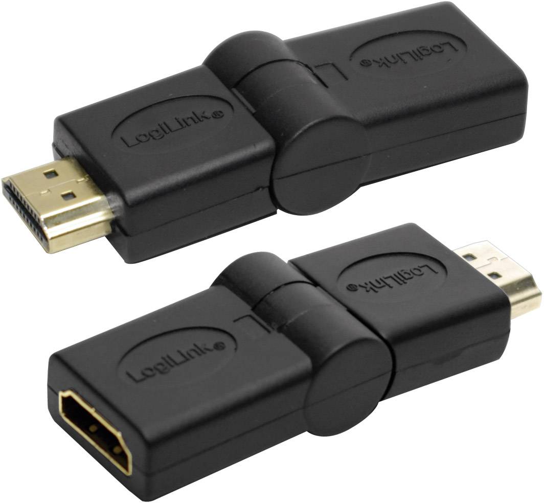LogiLink AH0011 HDMI Adapter [1x HDMI-Stecker - 1x HDMI-Buchse] Schwarz