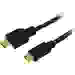 LogiLink HDMI Anschlusskabel HDMI-A Stecker, HDMI-Mini-C Stecker 1.00m Schwarz CH0021 HDMI-Kabel