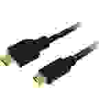 LogiLink HDMI Anschlusskabel HDMI-A Stecker, HDMI-Mini-C Stecker 2.00m Schwarz CH0023 HDMI-Kabel