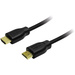 LogiLink HDMI Anschlusskabel HDMI-A Stecker, HDMI-A Stecker 1.50 m Schwarz CH0036 HDMI-Kabel