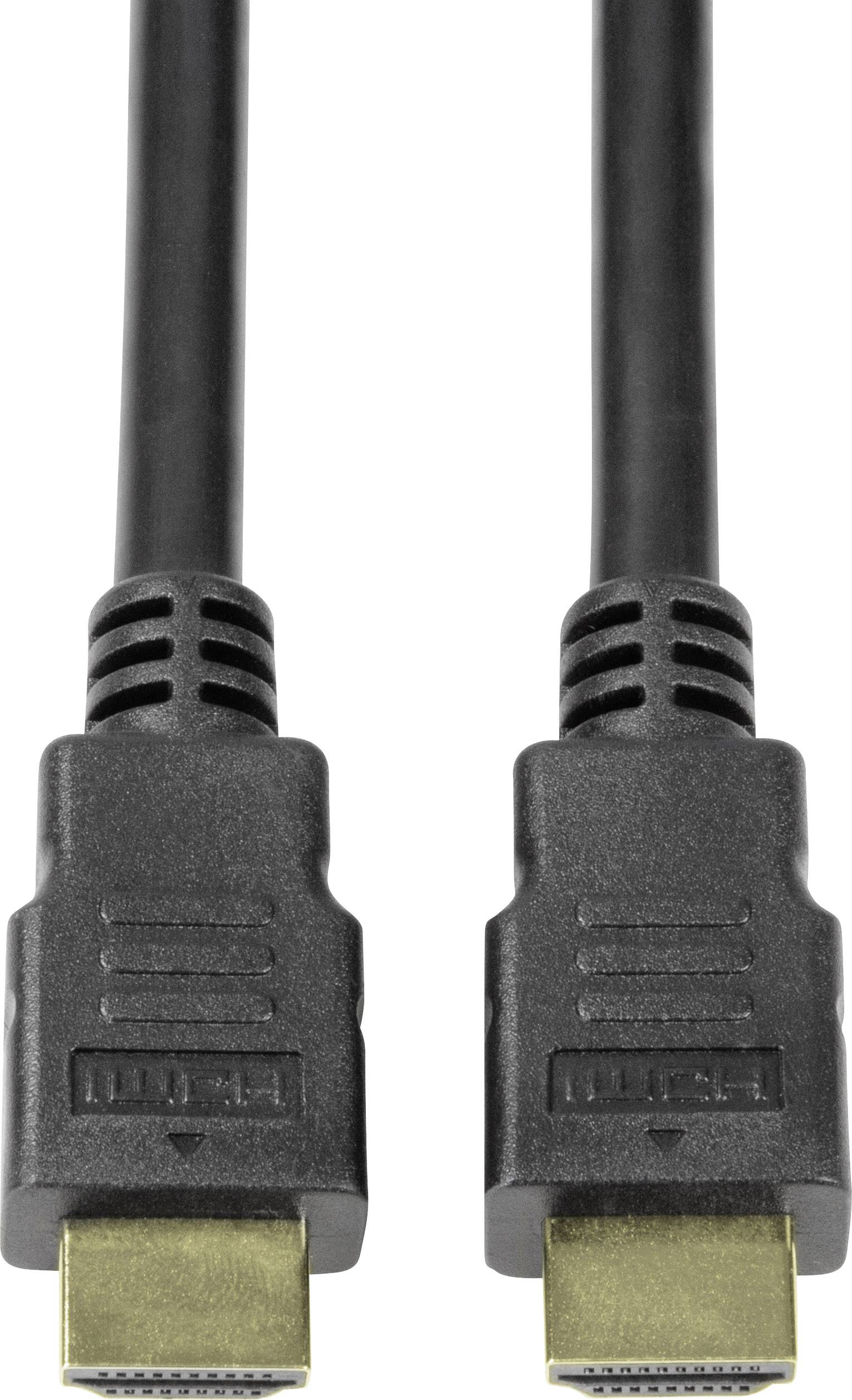 LogiLink HDMI Anschlusskabel HDMI-A Stecker, HDMI-A Stecker 5.00 m Schwarz CH0080 HDMI-Kabel
