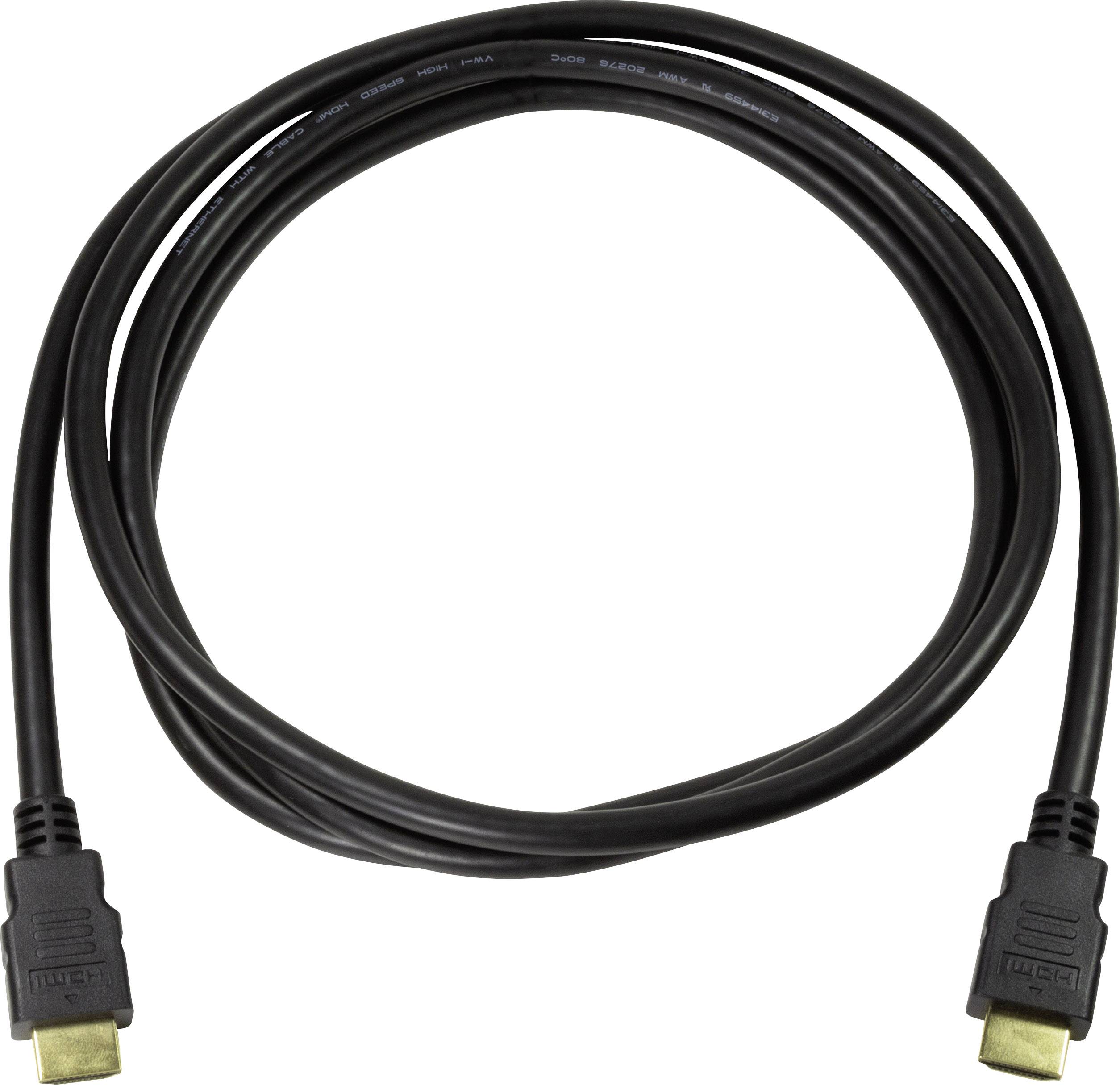 LogiLink HDMI Anschlusskabel HDMI-A Stecker, HDMI-A Stecker 5.00 m Schwarz CH0080 HDMI-Kabel