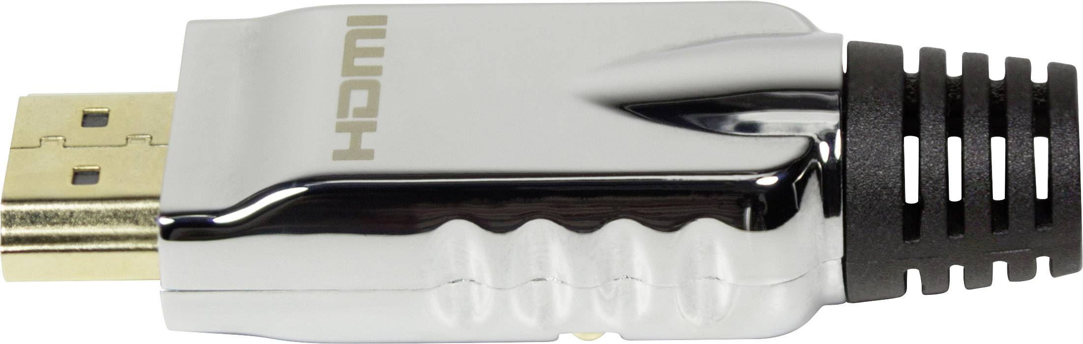 LogiLink CHP001 HDMI Adapter [1x offene Kabelenden - 1x HDMI-Stecker] Schwarz, Silber