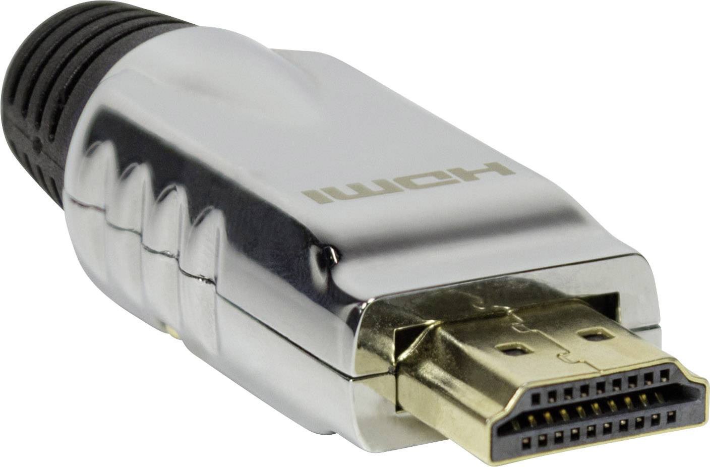 LogiLink CHP001 HDMI Adapter [1x offene Kabelenden - 1x HDMI-Stecker] Schwarz, Silber