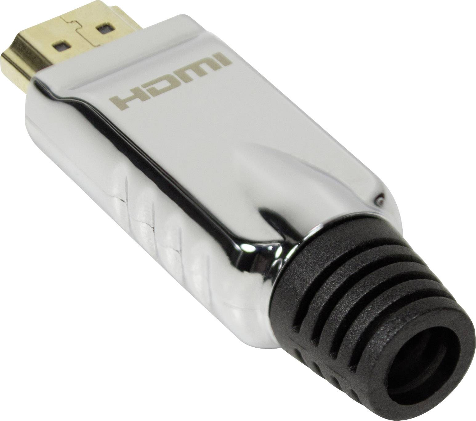 LogiLink CHP001 HDMI Adapter [1x offene Kabelenden - 1x HDMI-Stecker] Schwarz, Silber