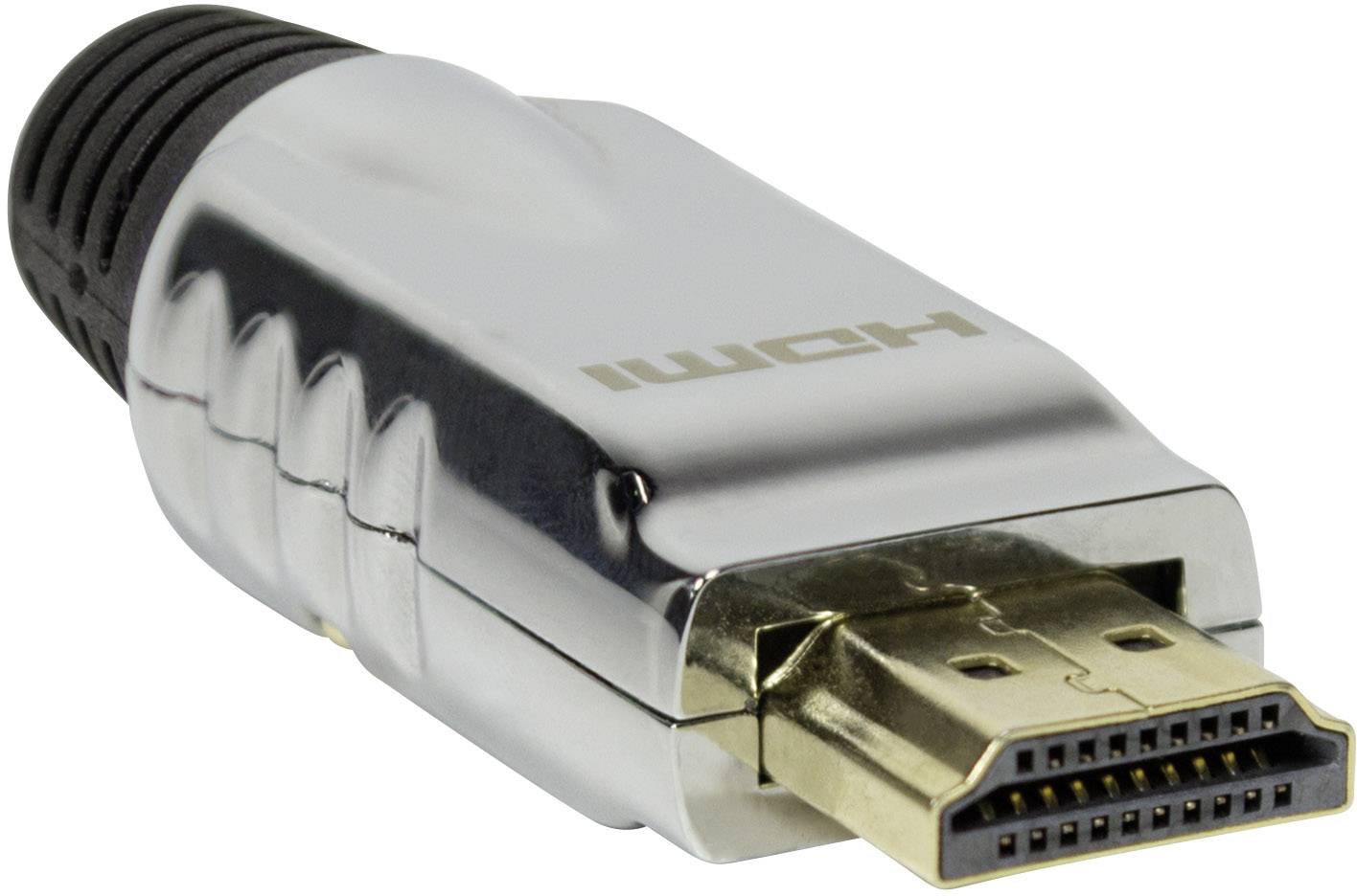 LogiLink CHP001 HDMI Adapter [1x offene Kabelenden - 1x HDMI-Stecker] Schwarz, Silber