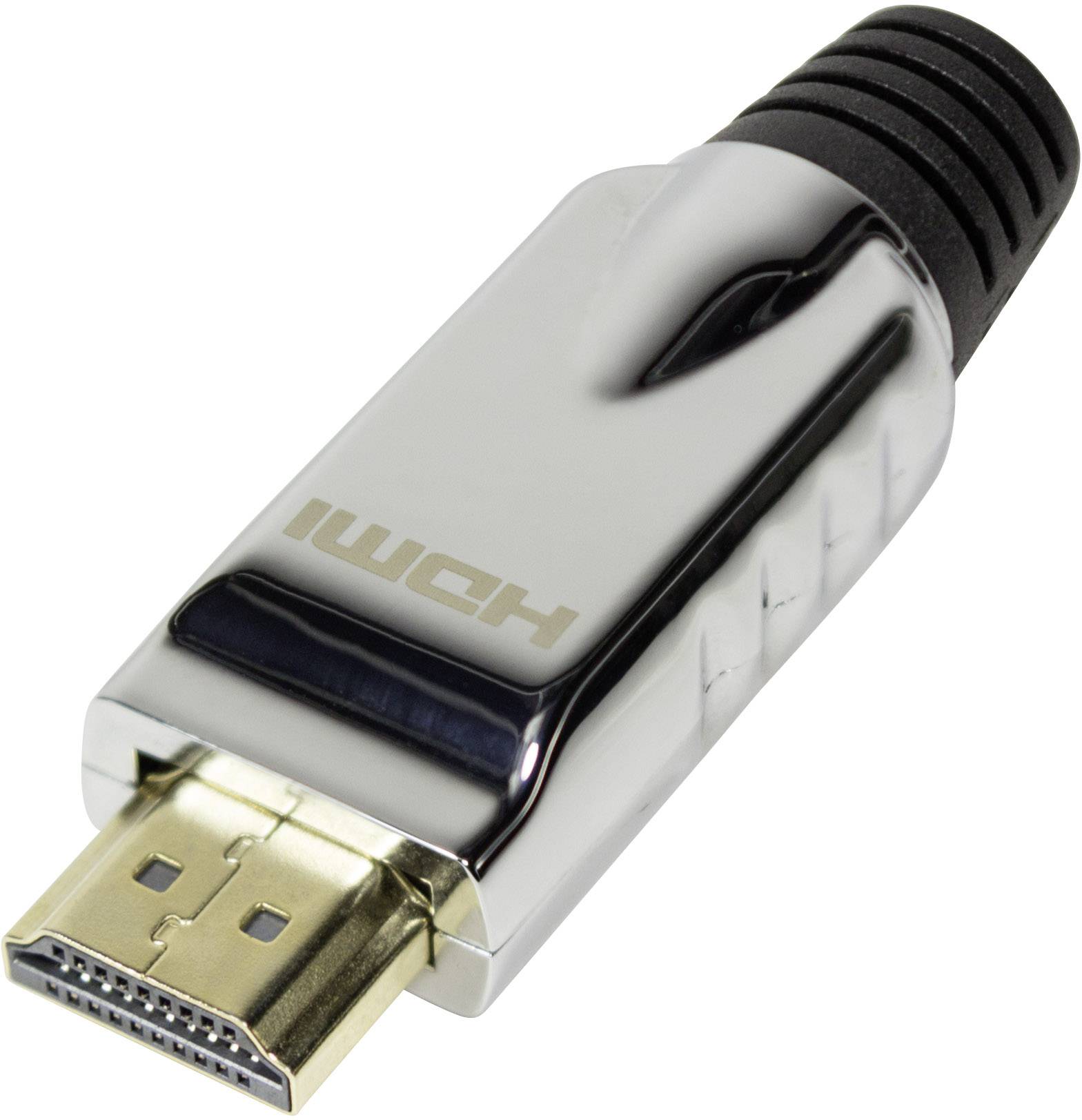 LogiLink CHP001 HDMI Adapter [1x offene Kabelenden - 1x HDMI-Stecker] Schwarz, Silber