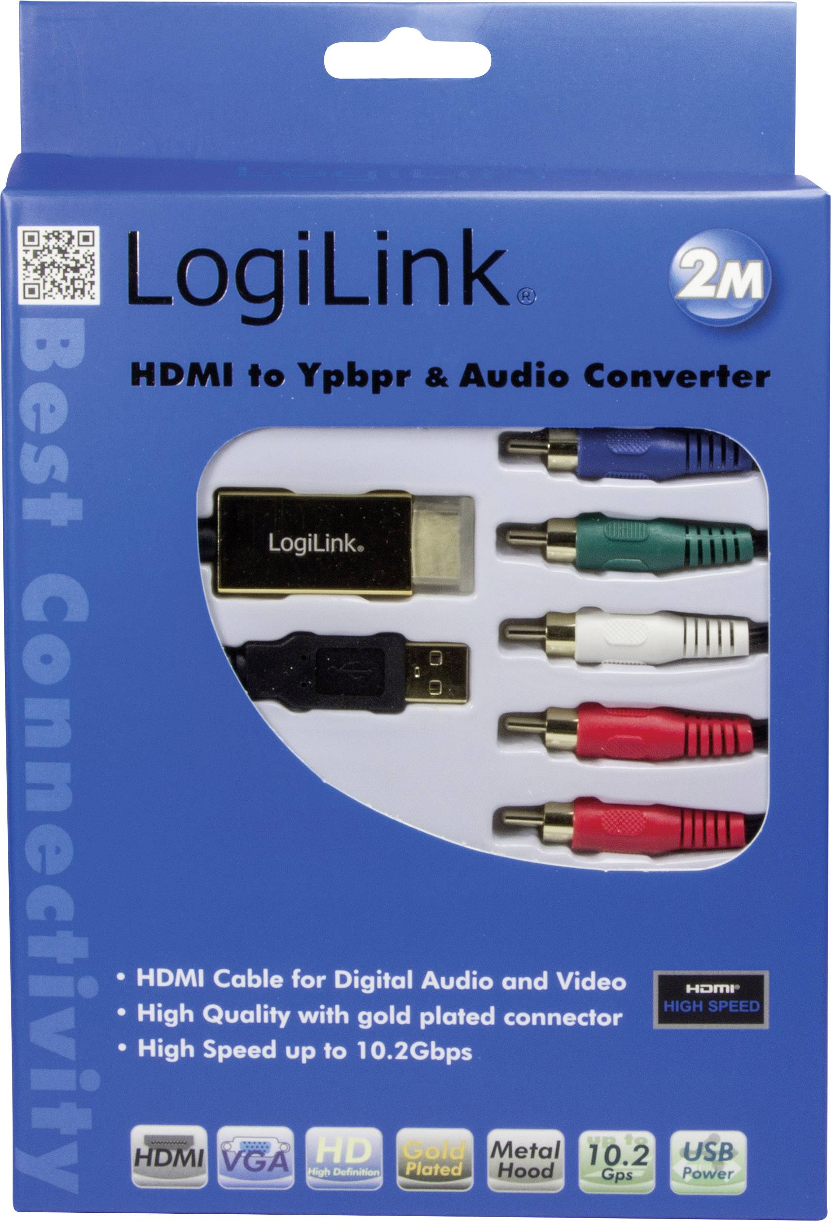 LogiLink HDMI zu YPbPr + Audio Konverter