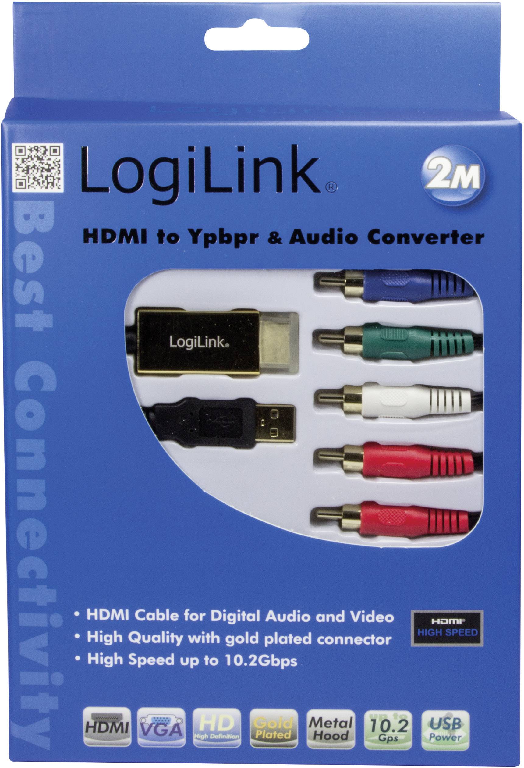 LogiLink HDMI zu YPbPr + Audio Konverter