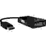 LogiLink CV0109 Adapter [1x DisplayPort Stecker - 1x DVI-Buchse 24+1pol., HDMI-Buchse, VGA-Buchse] Schwarz