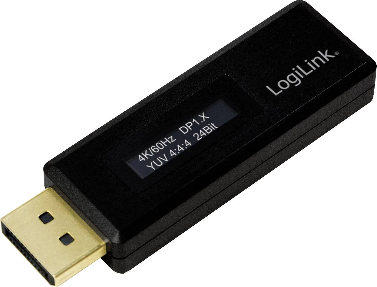 LogiLink CV0112 Adapter [1x HDMI-Stecker - 1x HDMI-Buchse] Schwarz