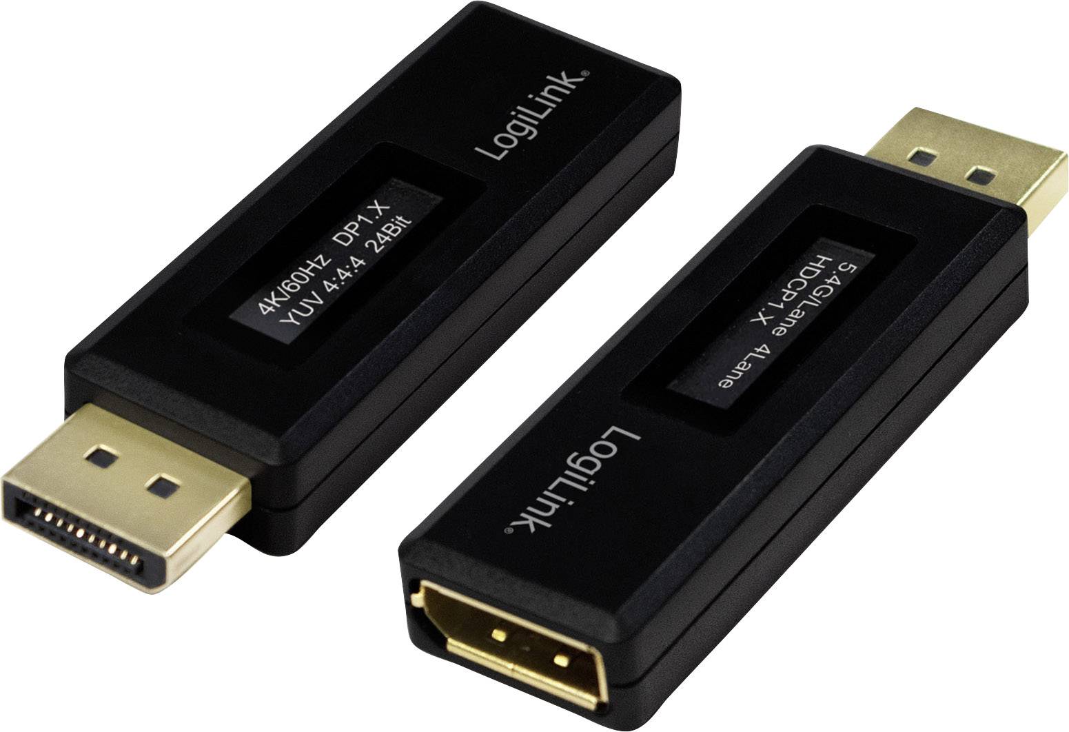 LogiLink CV0112 Adapter [1x HDMI-Stecker - 1x HDMI-Buchse] Schwarz