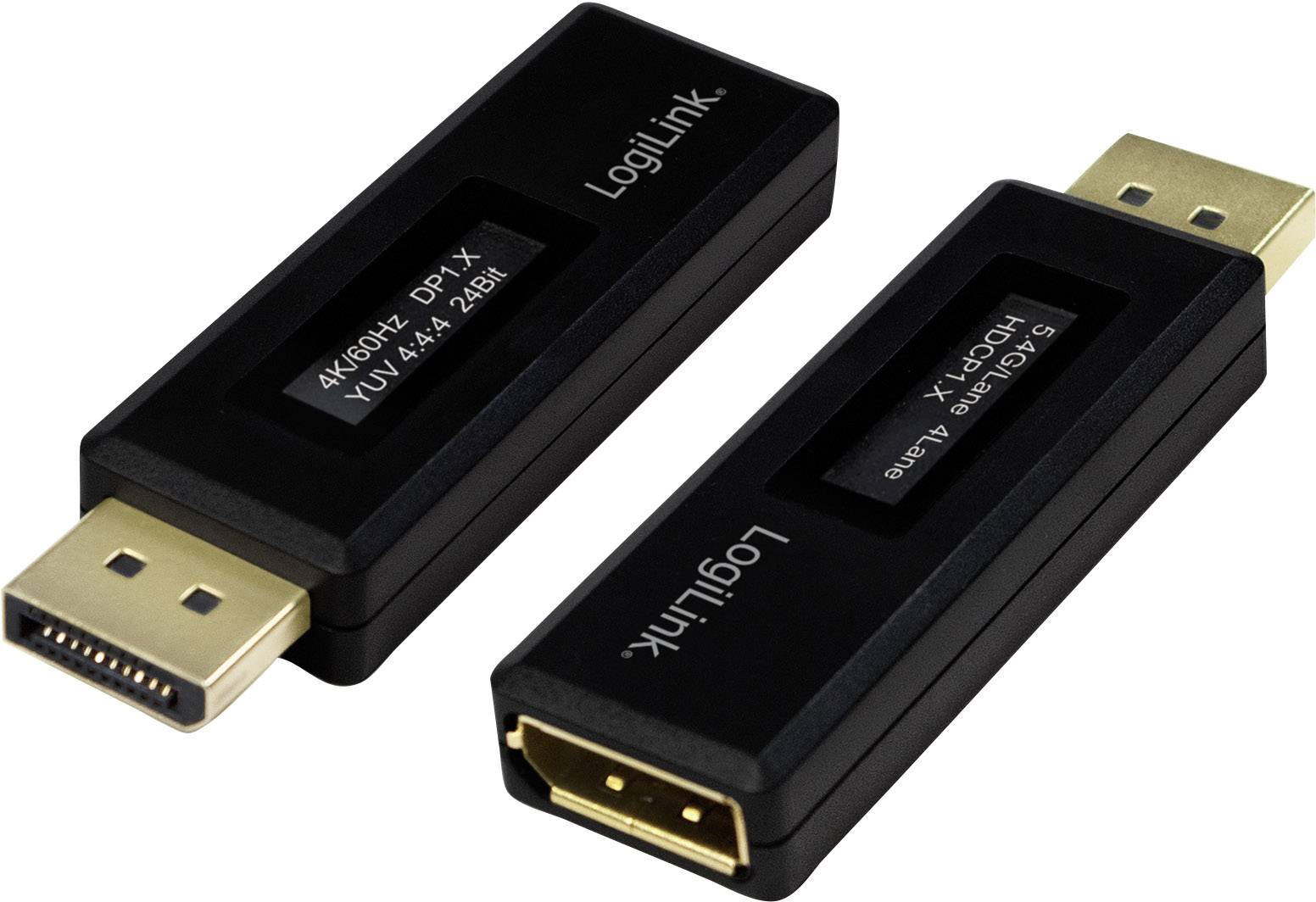 LogiLink CV0112 Adapter [1x HDMI-Stecker - 1x HDMI-Buchse] Schwarz