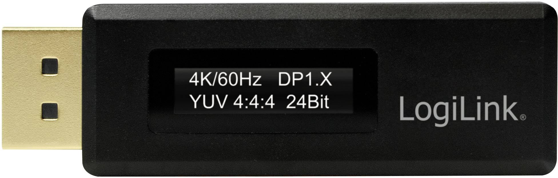 LogiLink CV0112 Adapter [1x HDMI-Stecker - 1x HDMI-Buchse] Schwarz