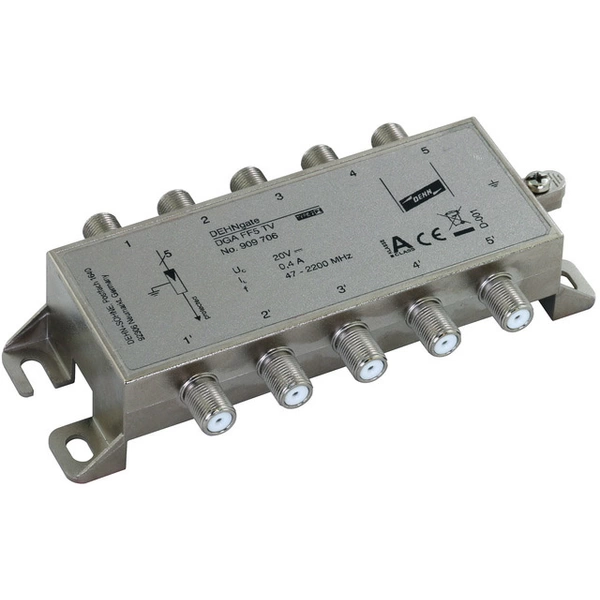 DEHN 909706 DGA FF5 TV Überspannungsschutz-Ableiter Überspannungsschutz für: DVB-S, Sat (F-Stecker) 10 kA 1St. DEHN 909706 DGA FF5 TV Überspannungsschutz-Ableiter Überspannungsschutz für: DVB-S, Sat (F-Stecker) 10 kA 1St.