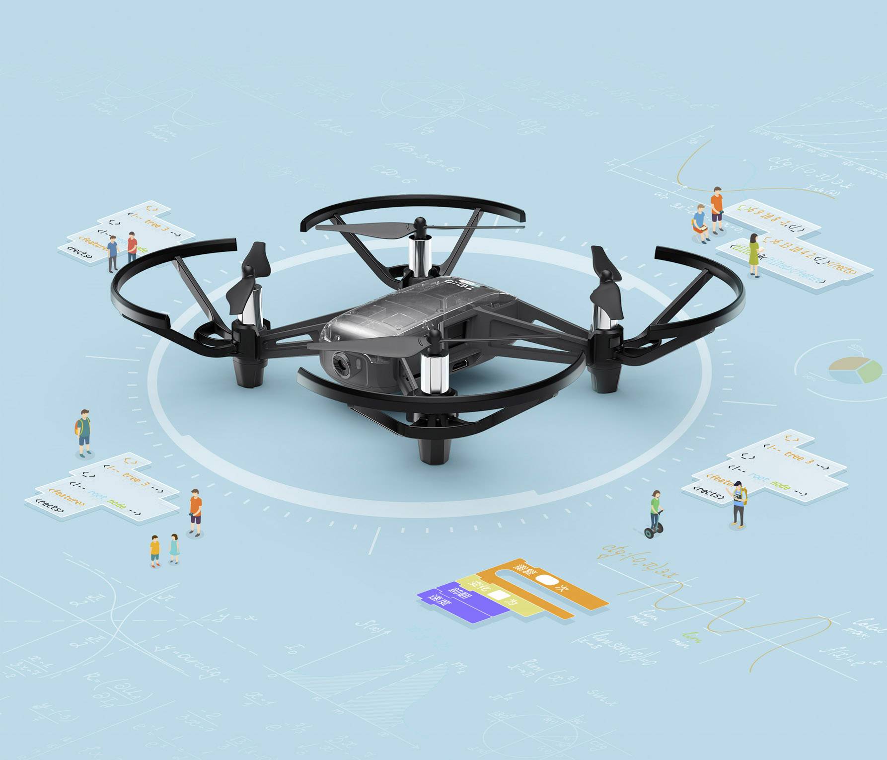Ryze Tech Tello EDU Quadrocopter RtF Kameraflug