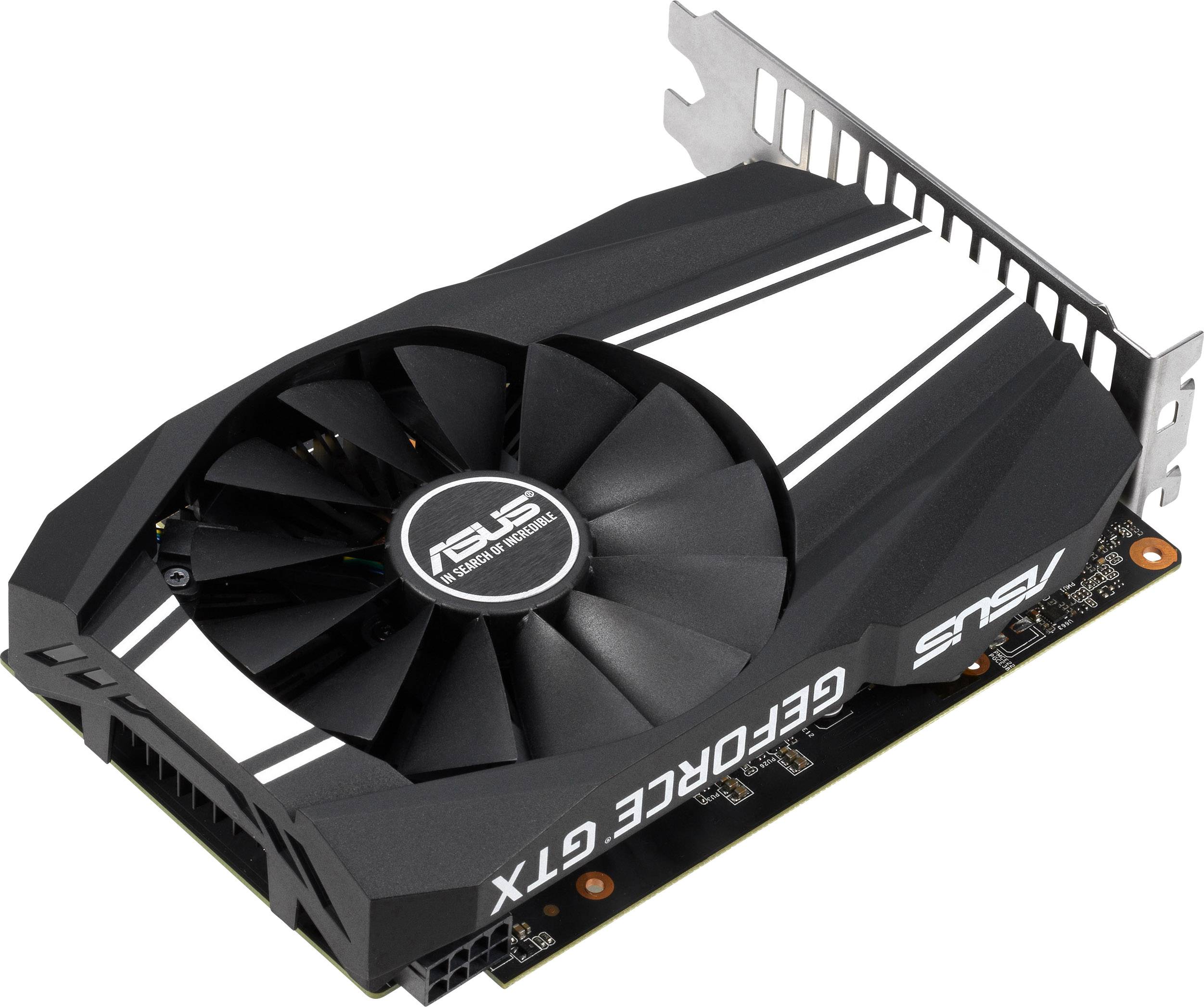 Asus Grafikkarte Nvidia GeForce GTX1660 Phoenix Overclocked 6GB GDDR5-RAM PCIe x16 HDMI®, DisplayPort, DVI