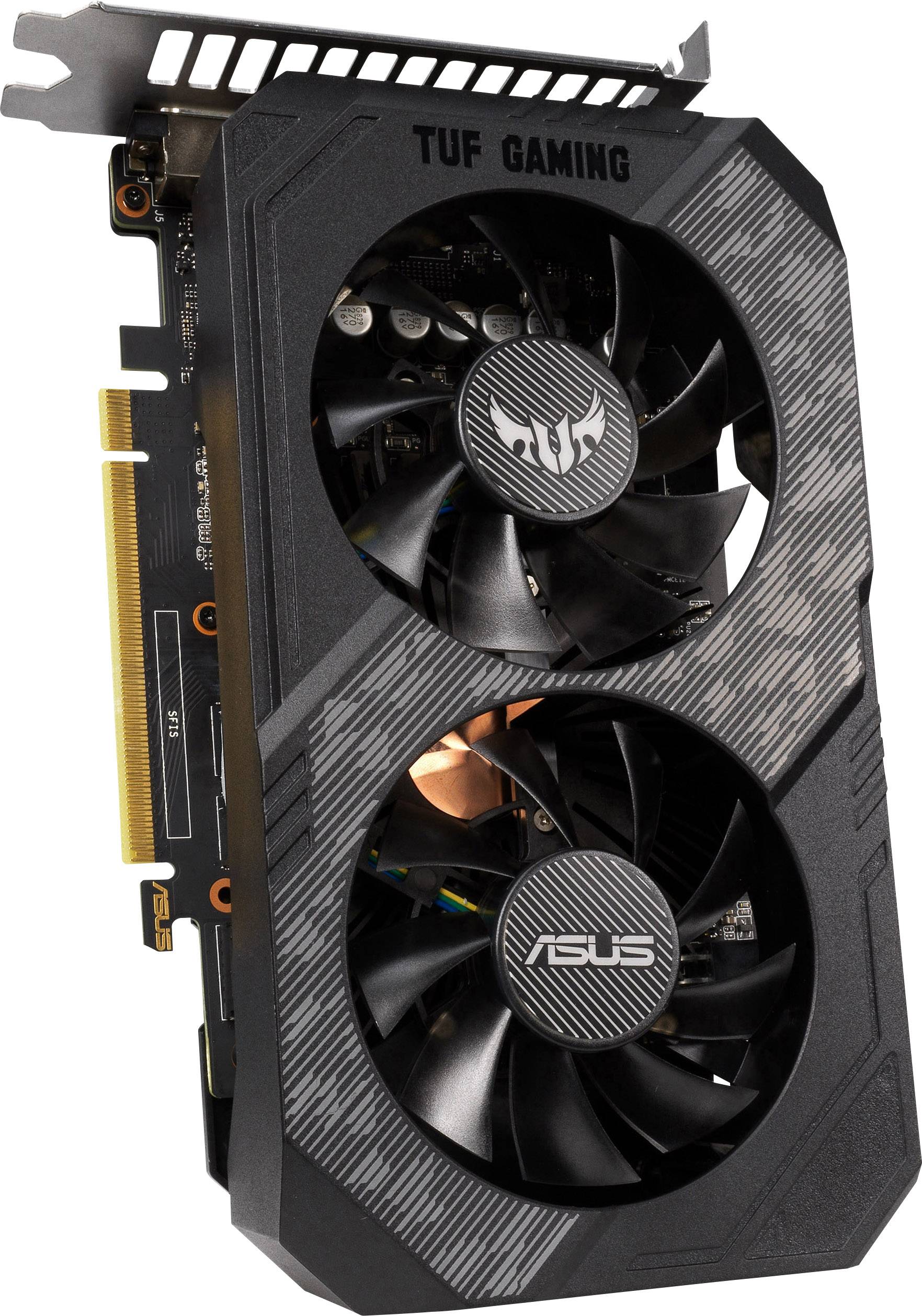 Asus Grafikkarte Nvidia GeForce GTX1660 Gaming Overclocked 6GB GDDR5-RAM PCIe x16 HDMI®, DisplayPort, DVI