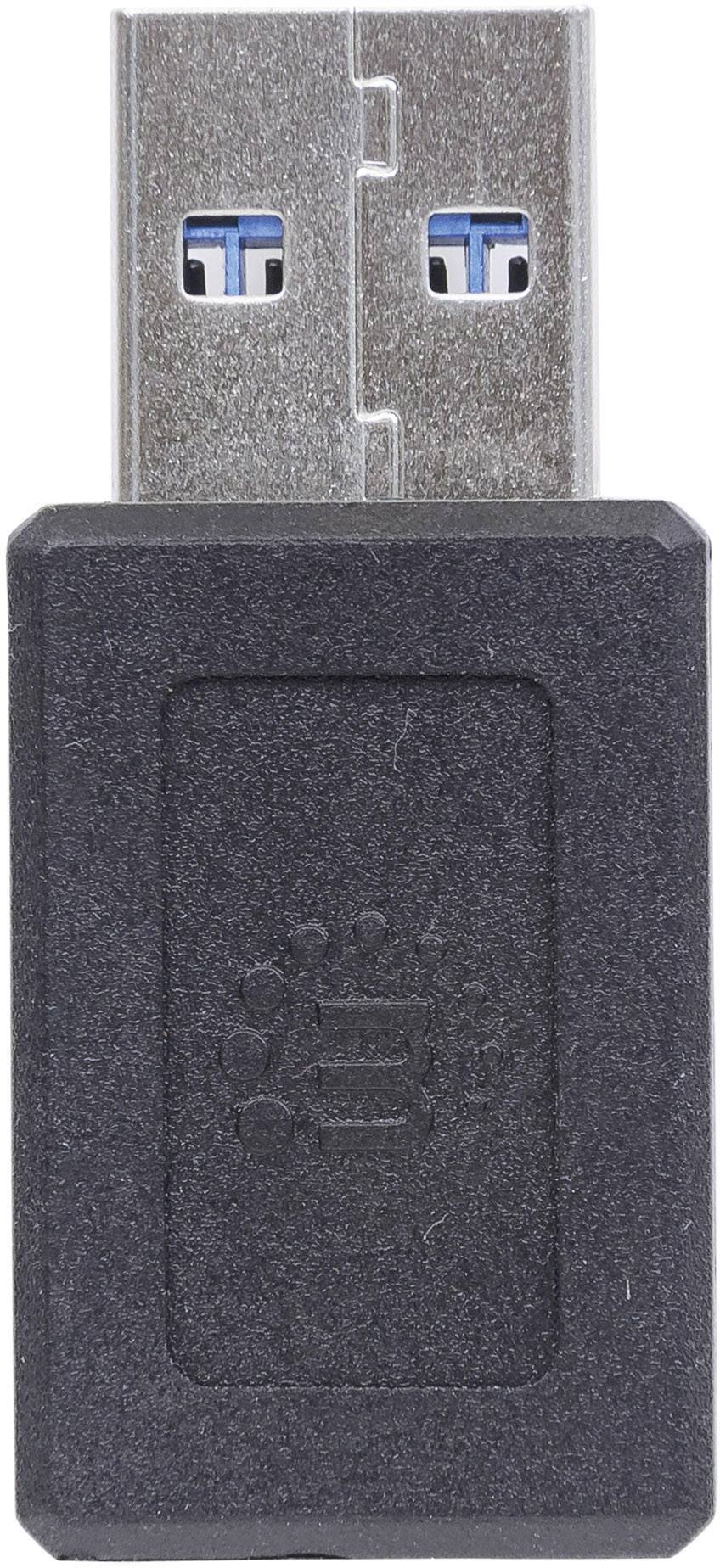 Manhattan USB 3.2 Gen 2 (USB 3.1 Gen 2) Adapter [1x USB 3.2 Gen 2 Stecker A​ (USB 3.1) - 1x USB-C® Buchse]