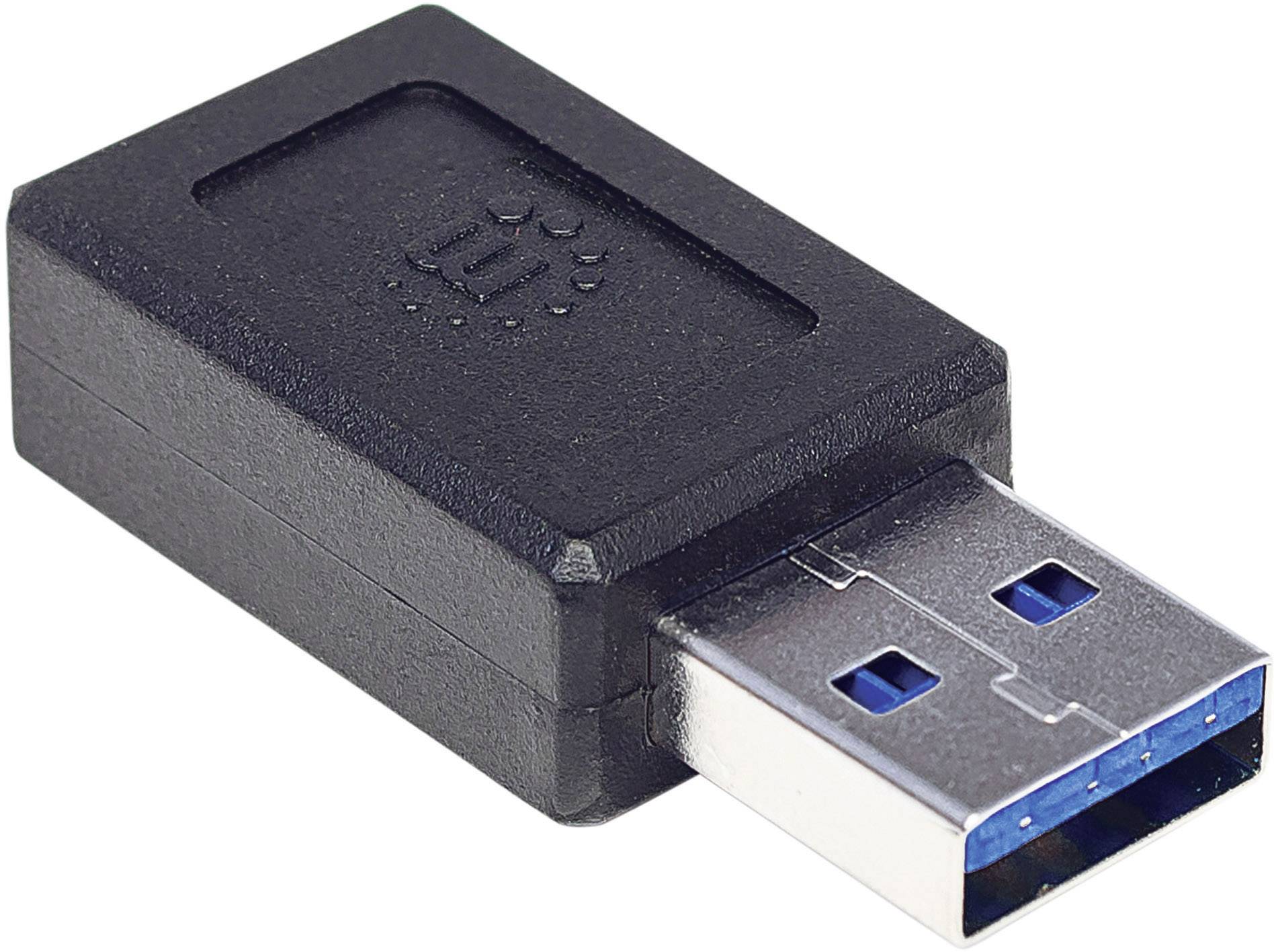 Manhattan USB 3.2 Gen 2 (USB 3.1 Gen 2) Adapter [1x USB 3.2 Gen 2 Stecker A​ (USB 3.1) - 1x USB-C® Buchse]