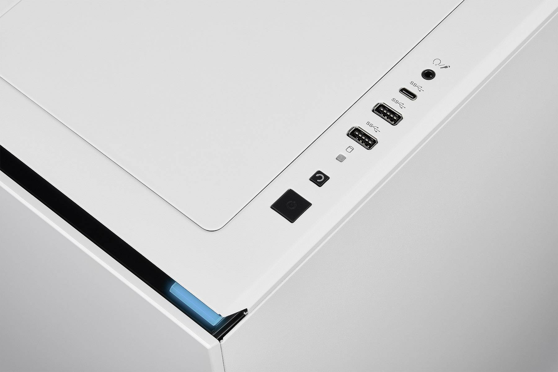 Corsair Carbide 678C Tempered Glass Midi-Tower PC-Gehäuse Weiß 3 vorinstallierte Lüfter, gedämmt, Seitenfenster, Staubfilter