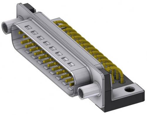 DTS 25 PYC M66UN D-SUB Stecker 90° Polzahl: 25 Löten, Pins 1St.