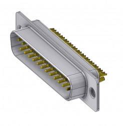 Deltron Connectors DT 25 PZ/2 D-SUB Stecker 180 ° Polzahl: 25 Lötkelch 1 St.