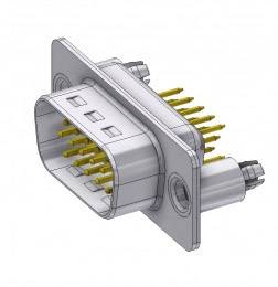 Deltron Connectors HD-D15 PY/2 M86UN D-SUB Stecker 180° Polzahl: 15 Löten, Pins 1St.