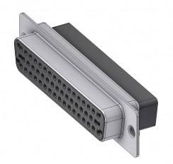 Deltron Connectors DTS50 SX D-SUB Buchse 180 ° Polzahl: 50 Crimpen 1 St.