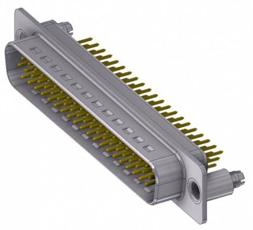 HD-D62 PY/2 M86UN D-SUB Stecker 180° Polzahl: 62 Löten, Pins 1St.