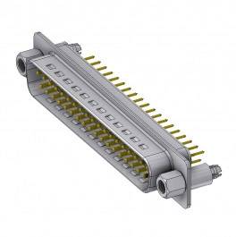 Deltron Connectors DTS37PY/2M86UNB5 D-SUB Stecker 180° Polzahl: 37 Löten, Pins 1St.