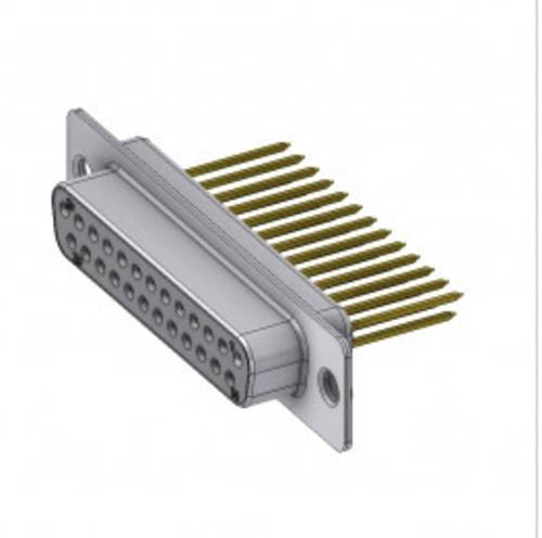DTS25 SW3/2 D-SUB Buchse 180° Polzahl: 25 Löten, Wire-Wrap 1St.