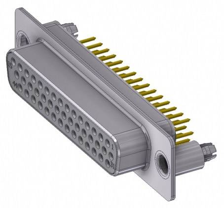 Deltron Connectors HD-D44 SY/2 M86UN D-SUB Buchse 180 ° Polzahl: 44 ...