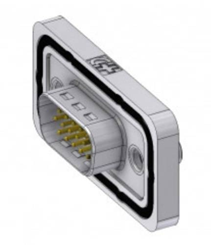 HD-DWM15PY/2M85UN D-SUB Stecker 180° Polzahl: 15 Löten, Pins 1St.