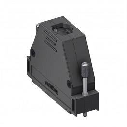 Deltron Connectors DH 50 UN4 D-SUB Gehäuse Polzahl: 50 Plastik 180° Schwarz 1St.