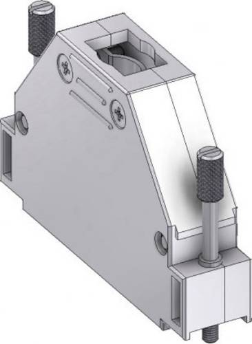 D-SUB Gehäuse Polzahl: 37 Kunststoff, metallisiert 180° Metall 1St.