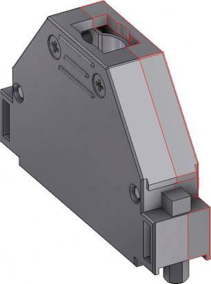 Deltron Connectors CTLM37RM3 D-SUB Gehäuse Polzahl: 37 Kunststoff, metallisiert 180° Metall 1St.