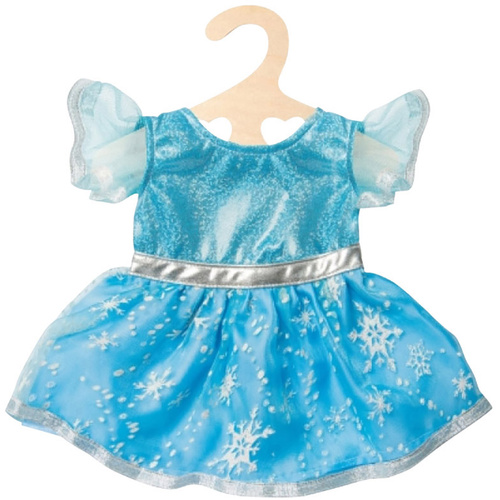Puppen-Kleid Eis-Prinzessin, Gr. 35-45cm