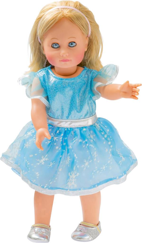 Puppen-Kleid Eis-Prinzessin, Gr. 35-45cm