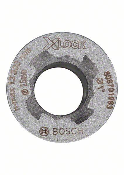 Bosch X-Lock-Trennscheibe, maximale Drehzahl 13.300 U/min, Durchmesser 125 mm.