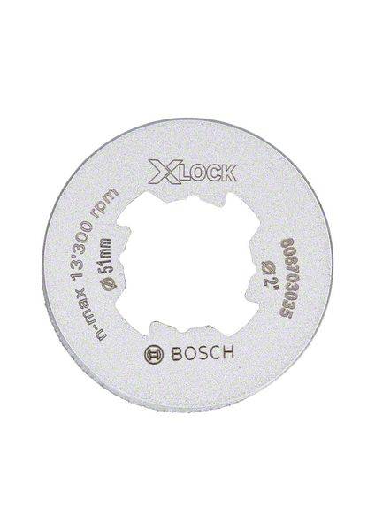 'Bosch X-LOCK' Schleifscheibe, max. 13.300 U/min, ø 115 mm.