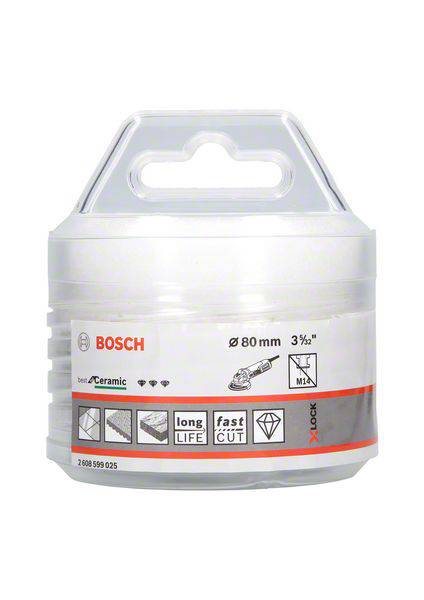 Bosch Accessories 2608599025 Diamant-Trockenbohrer 1 Stück 80mm 1St.